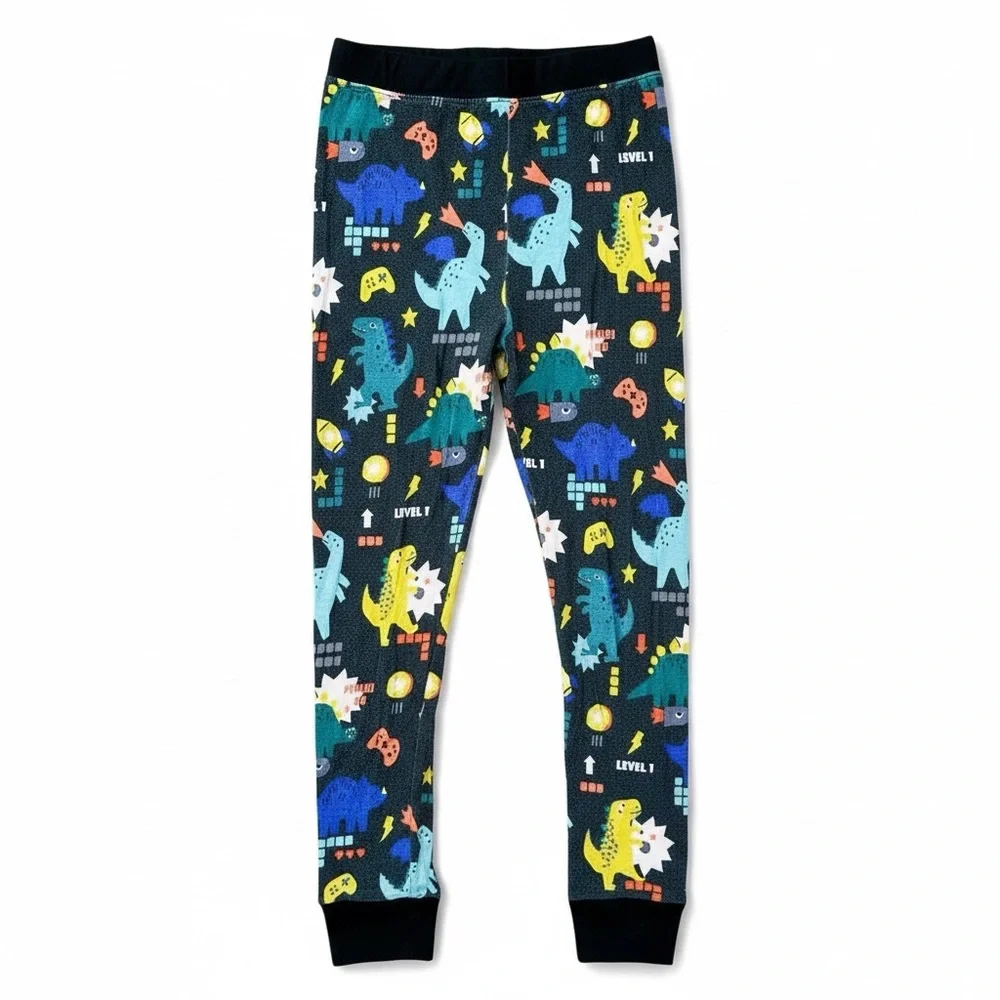 Little Sleepies Bamboo Dinosaur Pajama Bottoms 4T - Soft & Playful Print